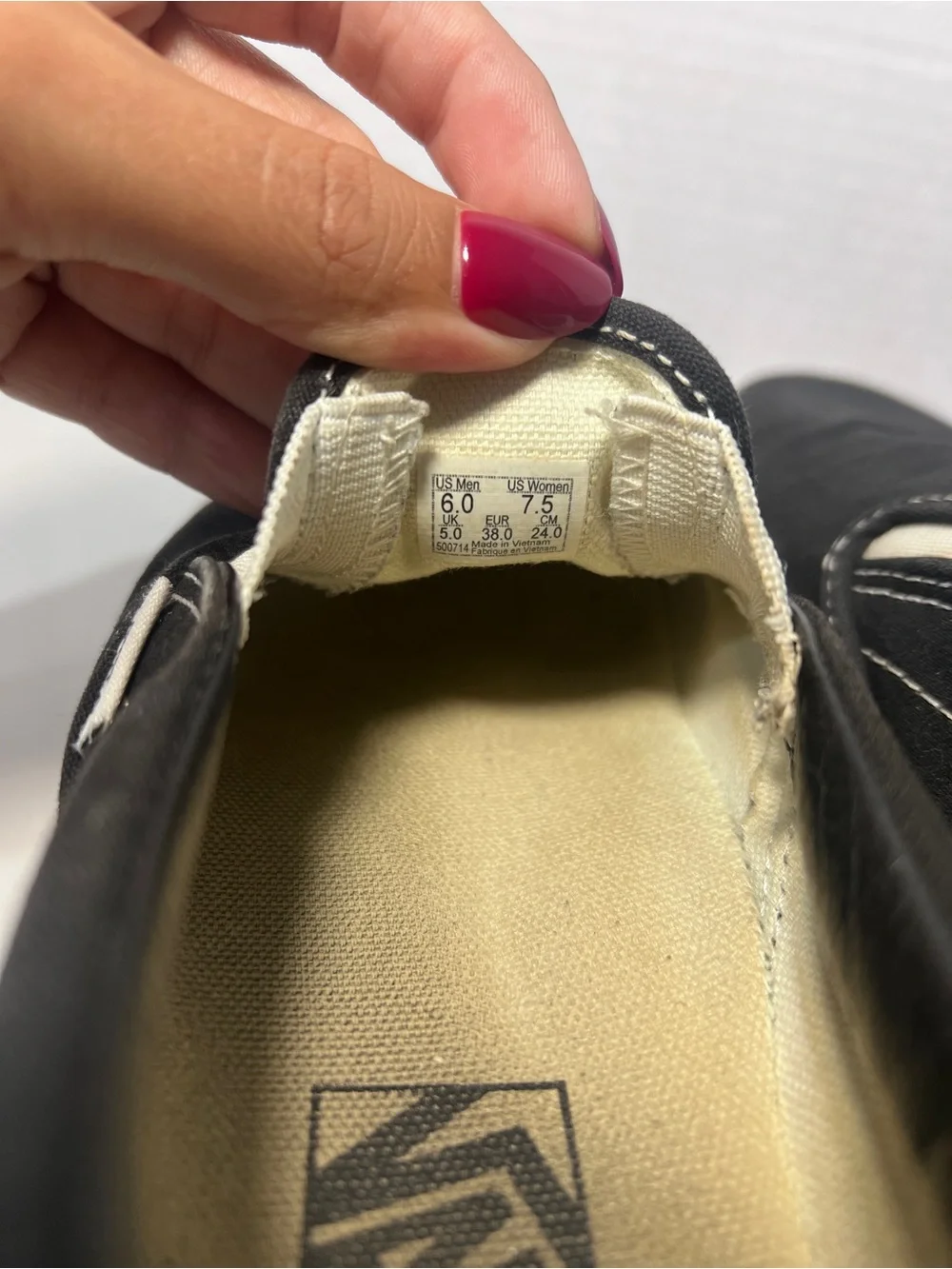Vans classic slip